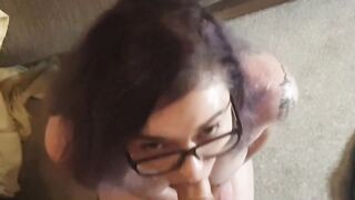 POV Blowjob with a Busty British MILF
