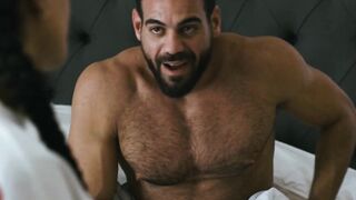Eva Maxim serves stepdad Ricky Larkin hole for breakfast