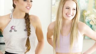 Scarlett Sage Gia Derza surprise stepmoms with orgy Hoe 2