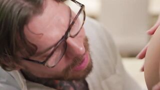 Beautiful Megan Love takes time sliding meaty dick in her ass