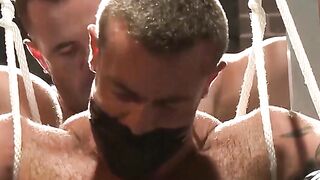 MuscleJockBound.com - Mulengro watches Adam slide cock in virgin hole