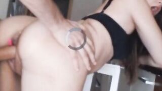 Amateur Babe's Hot Webcam Show with Her Man