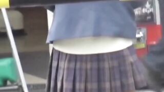 Asian cties watched on secret cam in nets and sheer stockings