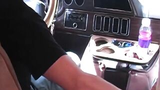 Seductive jock gets street pickup and explosive cumshot