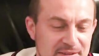 Hairy mature stud strokes til explosive orgasm