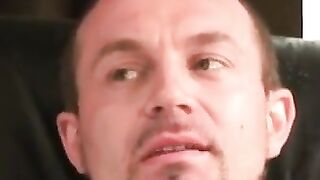 Hairy mature stud strokes til explosive orgasm