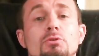 Hairy mature stud strokes til explosive orgasm