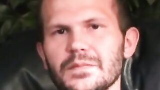 Stud tugs huge dick passionately after interview