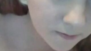 Curvy Girl Plays with Dildo on Webcam