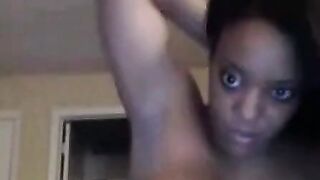 Thick Ebony Babe Shows Off Her BBW Body and Big Tits on Cam