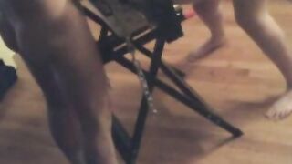 Submissive Slave's Mouth Used for Master's Pleasure
