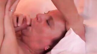 Granny Anna White's Blowjob