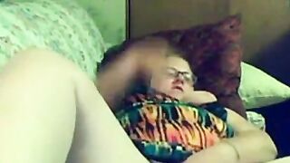 Redhead BBW Masturbates for Webcam