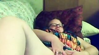 Redhead BBW Masturbates for Webcam