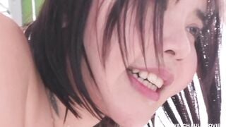 Japanese Gym MILF Gets BBC Anal Creampie