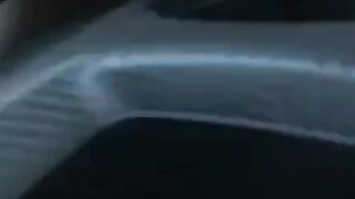 Car Sex With a Busty MILF Caught on Webcam