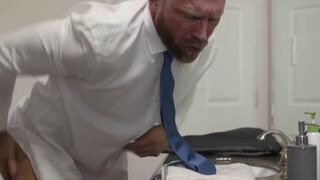 Nick Fitt makes stepdad Killian Knox worship his big shaft