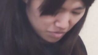 Voyeur cam records a Japanese babe shaving her bush