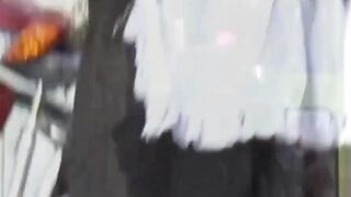 Fair temptresses urge peeper to stroke after secret filming