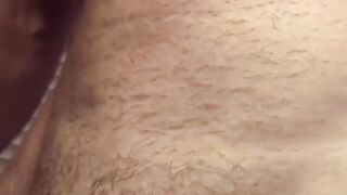 Meaty Gabe sniffs pits and worships his own hard cock