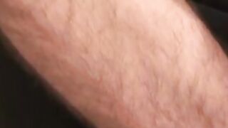 Amateur jerks off ater interview and cums hard