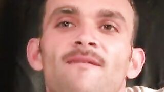 Amateur jerks off ater interview and cums hard