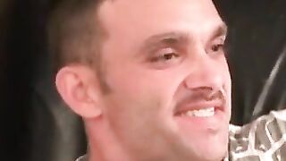 Amateur jerks off ater interview and cums hard