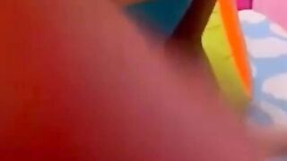 Ebony Spreads Her Pink Pussy on Webcam