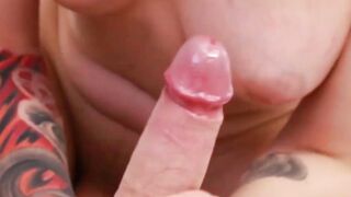 TranssexualNetwork.com - Cassidy Quinn's tattooed body in deepthroat blowjob
