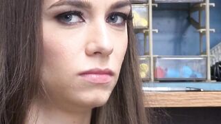 ShopliftersPunished.com - Slutty Tali Dova blows officer Marcus London hard and fast