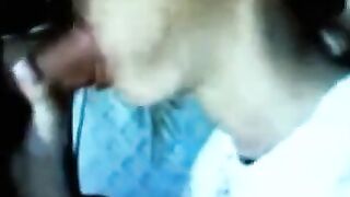 Babysitter Sucks a Big Cock Deep Throat on Webcam