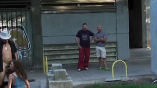 Blonde Public Humiliation and Fucking