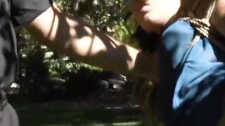 Blonde Public Humiliation and Fucking