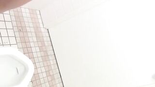 Adorable Japanese women unaware cam catches their pee flows