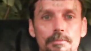 Rough stud wanks solo and shoots hot thick cum
