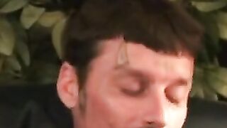 Rough stud wanks solo and shoots hot thick cum