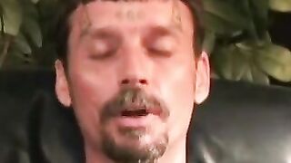 Rough stud wanks solo and shoots hot thick cum