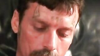 Rough stud wanks solo and shoots hot thick cum
