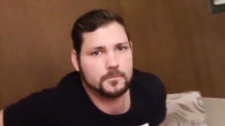 Str8Thugs.com - Straight dude Billy Base stars in a gay masturbation video with a cum