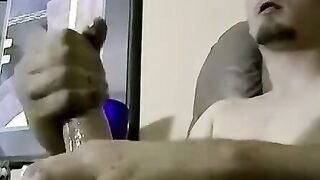 JoeSchmoeXXX.com - Double-handed masturbation with young twink in homemade solo excit