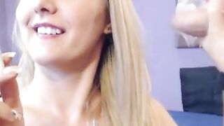 Smoking Cam Girl Deepthroats, Blowing Smoke