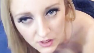 Smoking Cam Girl Deepthroats, Blowing Smoke