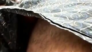 Hairy amateur plays with cock till hot release