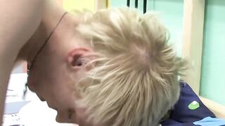 BoyObsession.com - Tattooed buddy barebacks Ian for a fiery ass stretching session