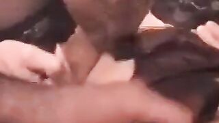 Gangbanged German Girl Shared by Cuckold