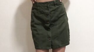 No Panties Under My Skirt - Amateur Teen Webcam Solo