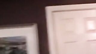 Bearded amateur strokes hairy cock to dripping climax