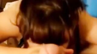American MILF Amateur With Big Tits Swallows Cum