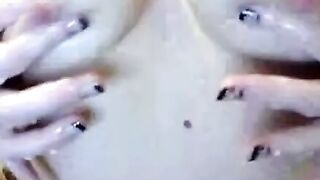 Amateur Webcam Girl with Milky Tits