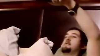 Interracial blowjob with black jocks throat expertise